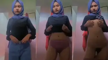 ABG Hijab Bocil Tocil Digoyang Basah poster